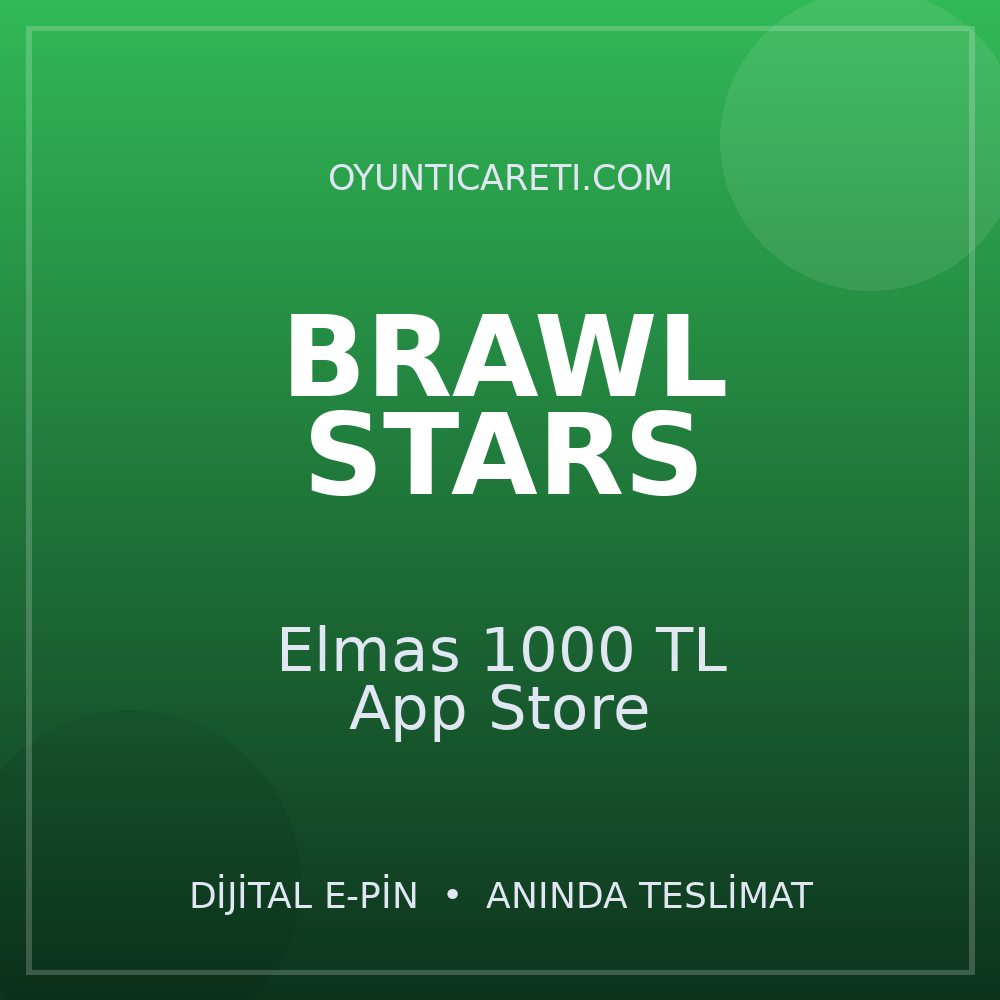 Brawl Stars Elmas 1000 TL App Store
