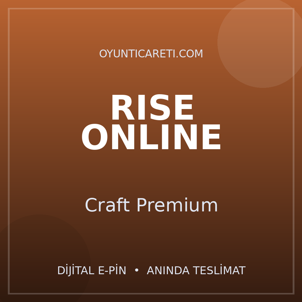 Rise Online Craft Premium