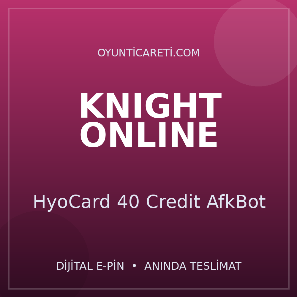 HyoCard 40 Credit AfkBot