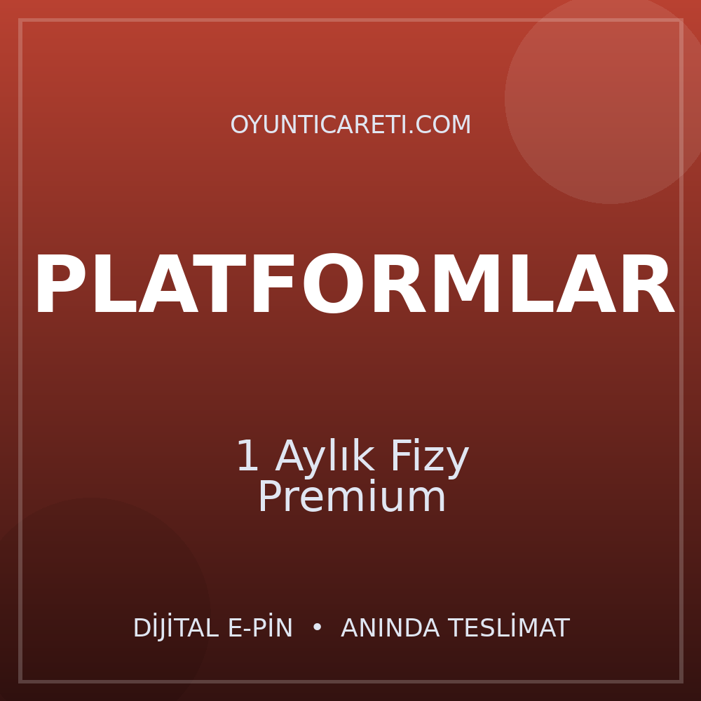 1 Aylık Fizy Premium
