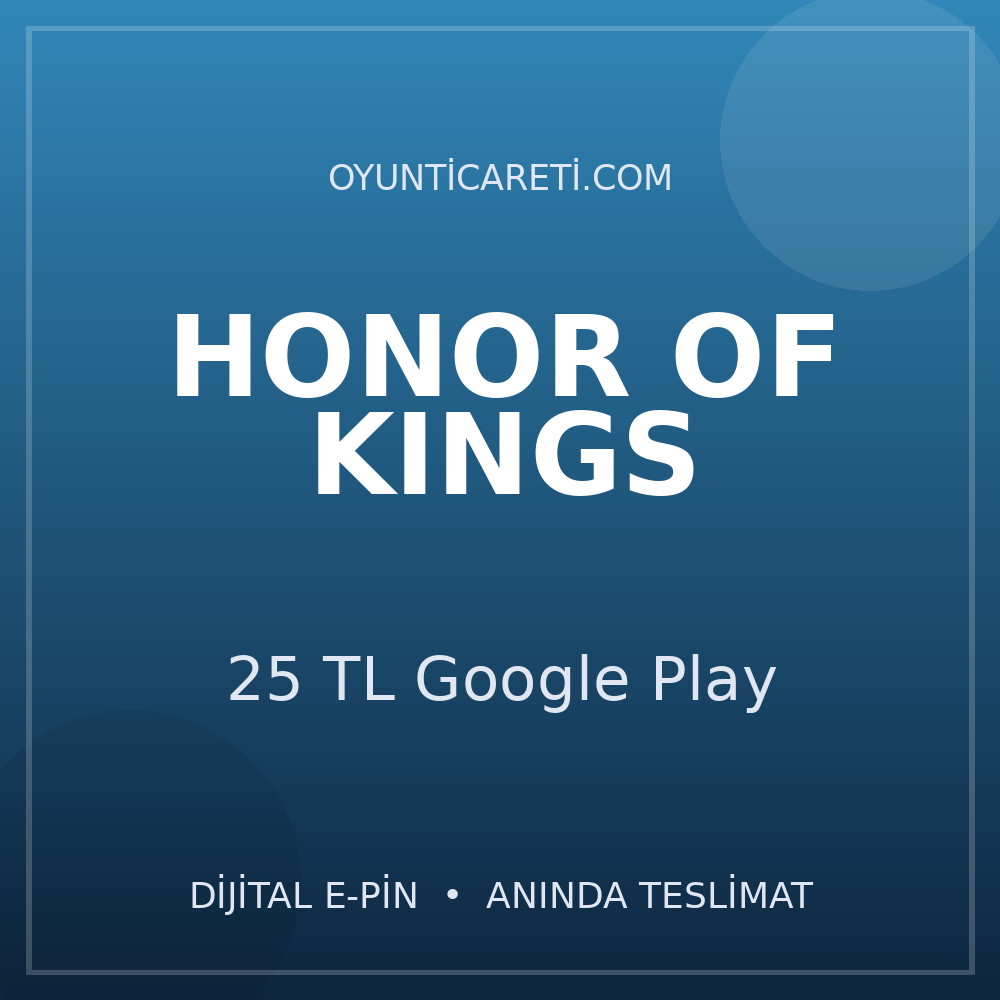 Honor of Kings 25 TL Google Play