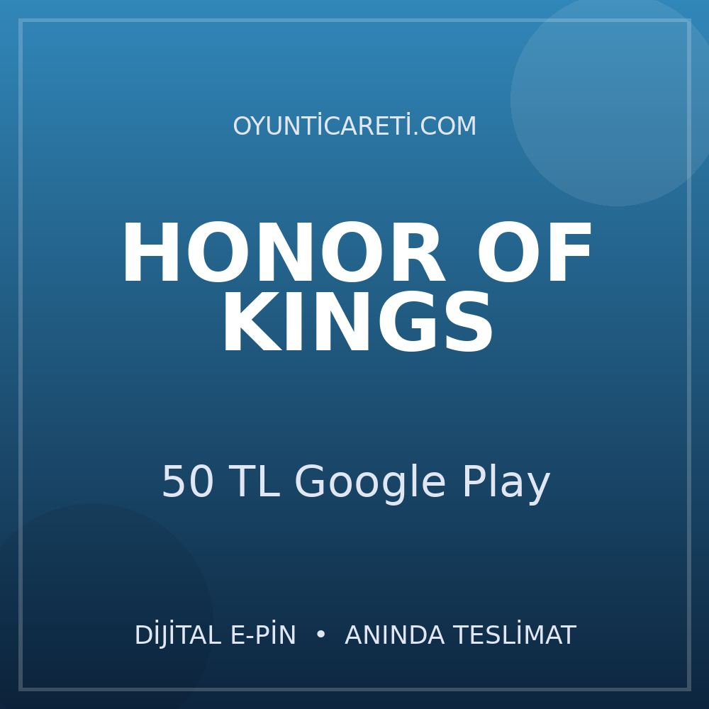 Honor of Kings 50 TL Google Play
