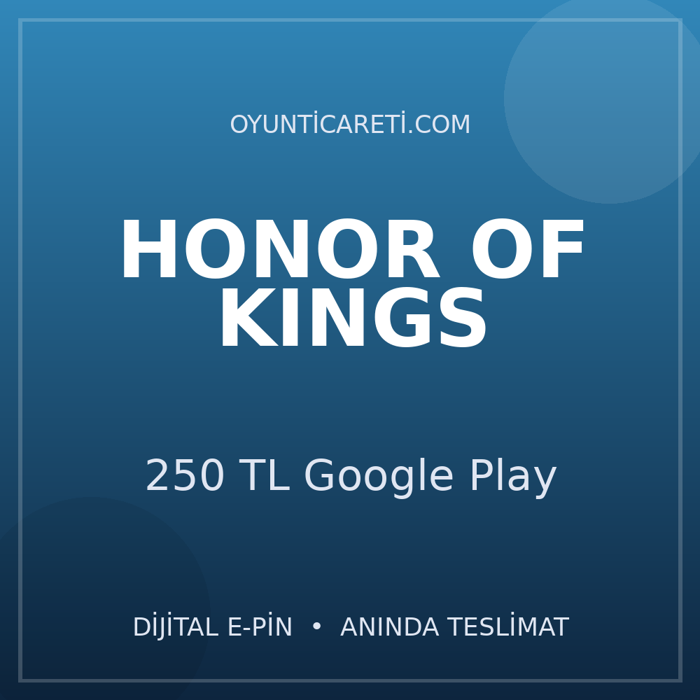 Honor of Kings 250 TL Google Play
