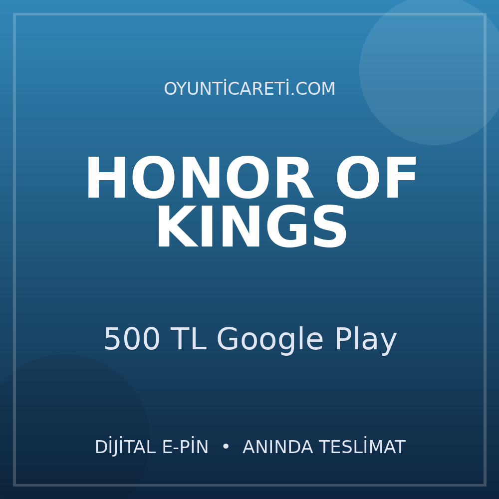 Honor of Kings 500 TL Google Play
