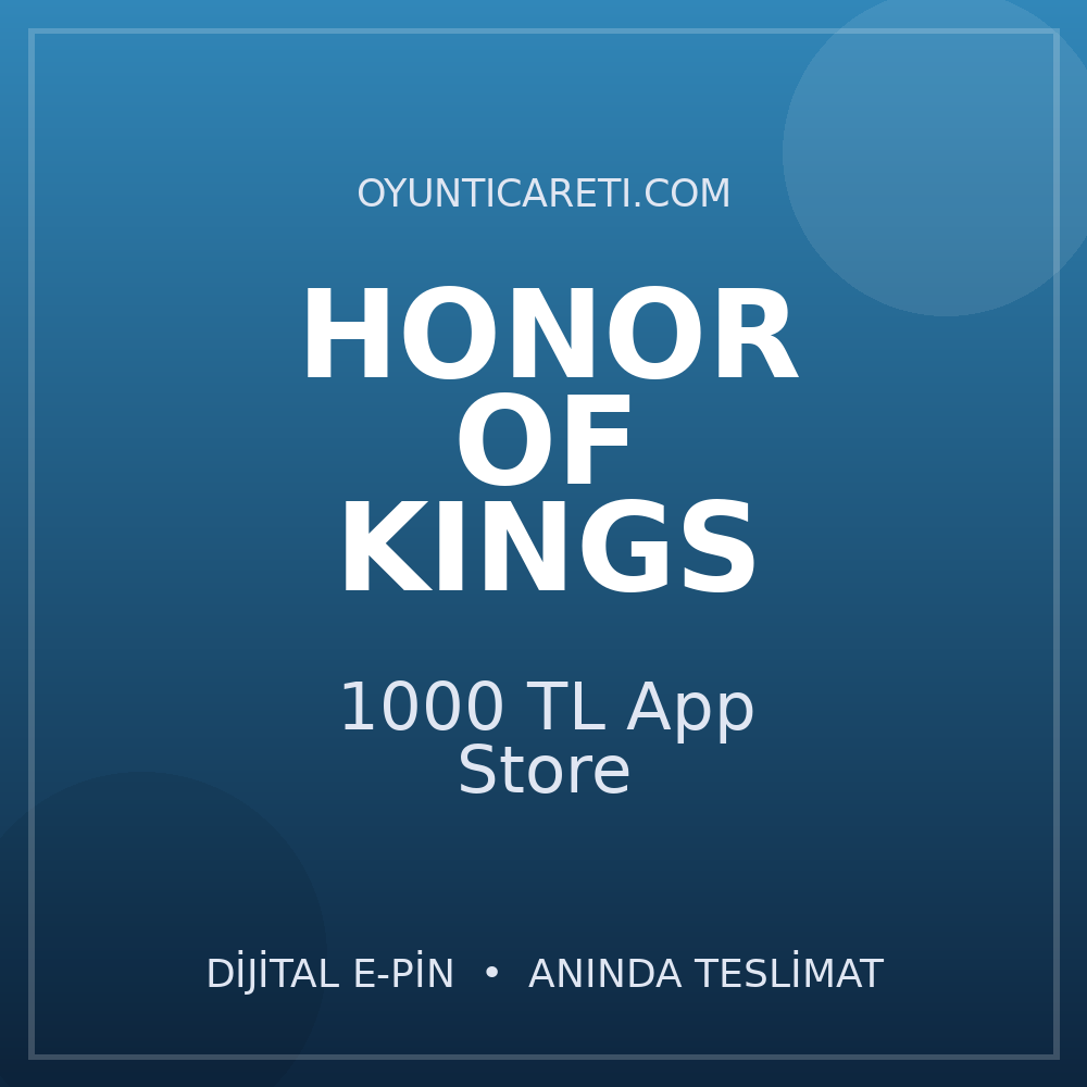 Honor of Kings 1000 TL App Store