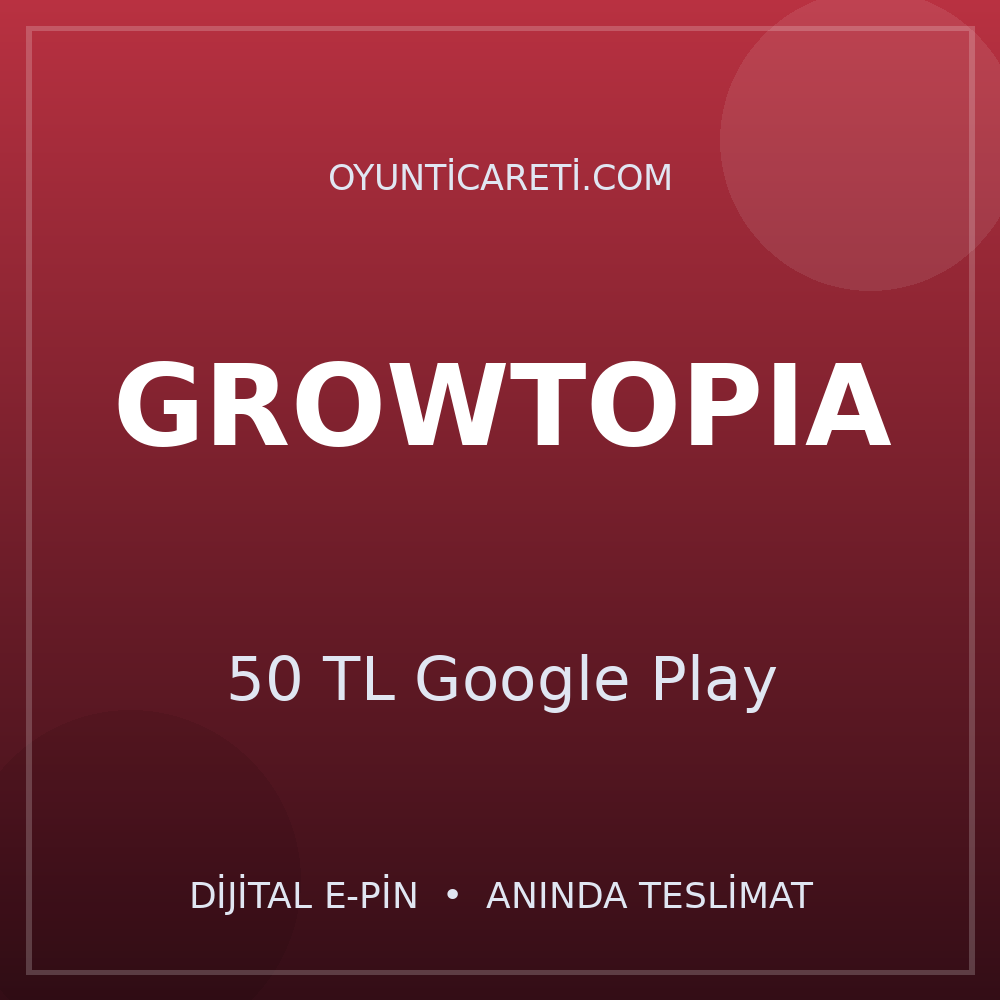 Growtopia 50 TL Google Play