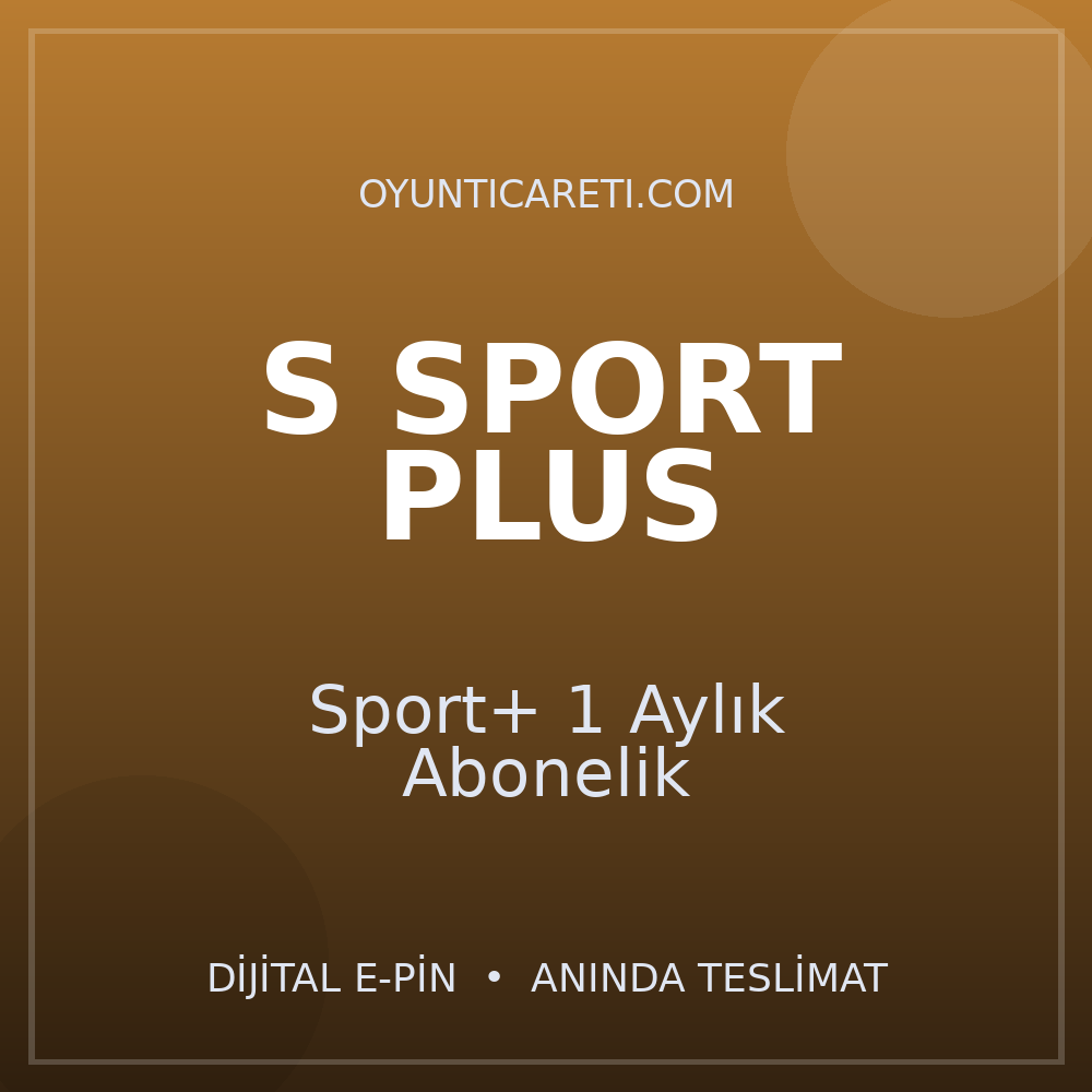 S Sport+ 1 Aylık Abonelik