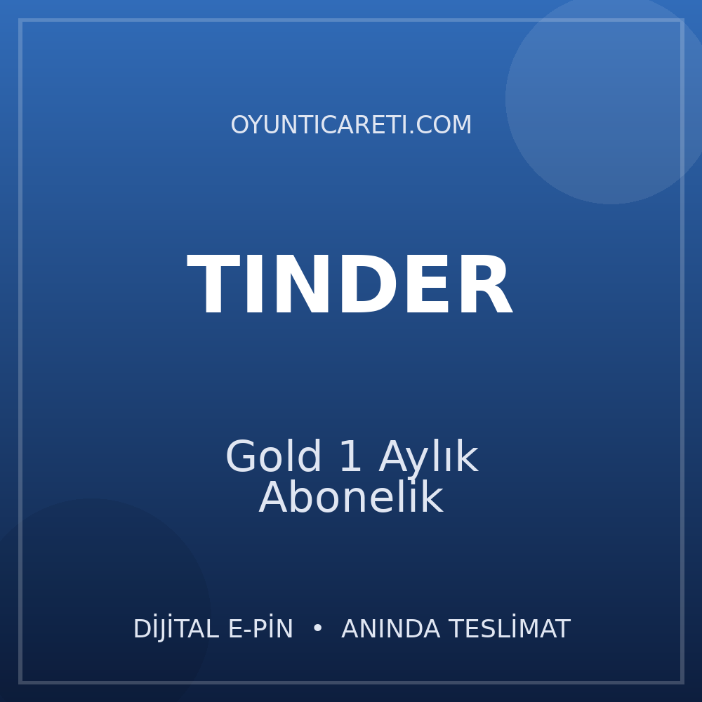Tinder Gold 1 Aylık Abonelik