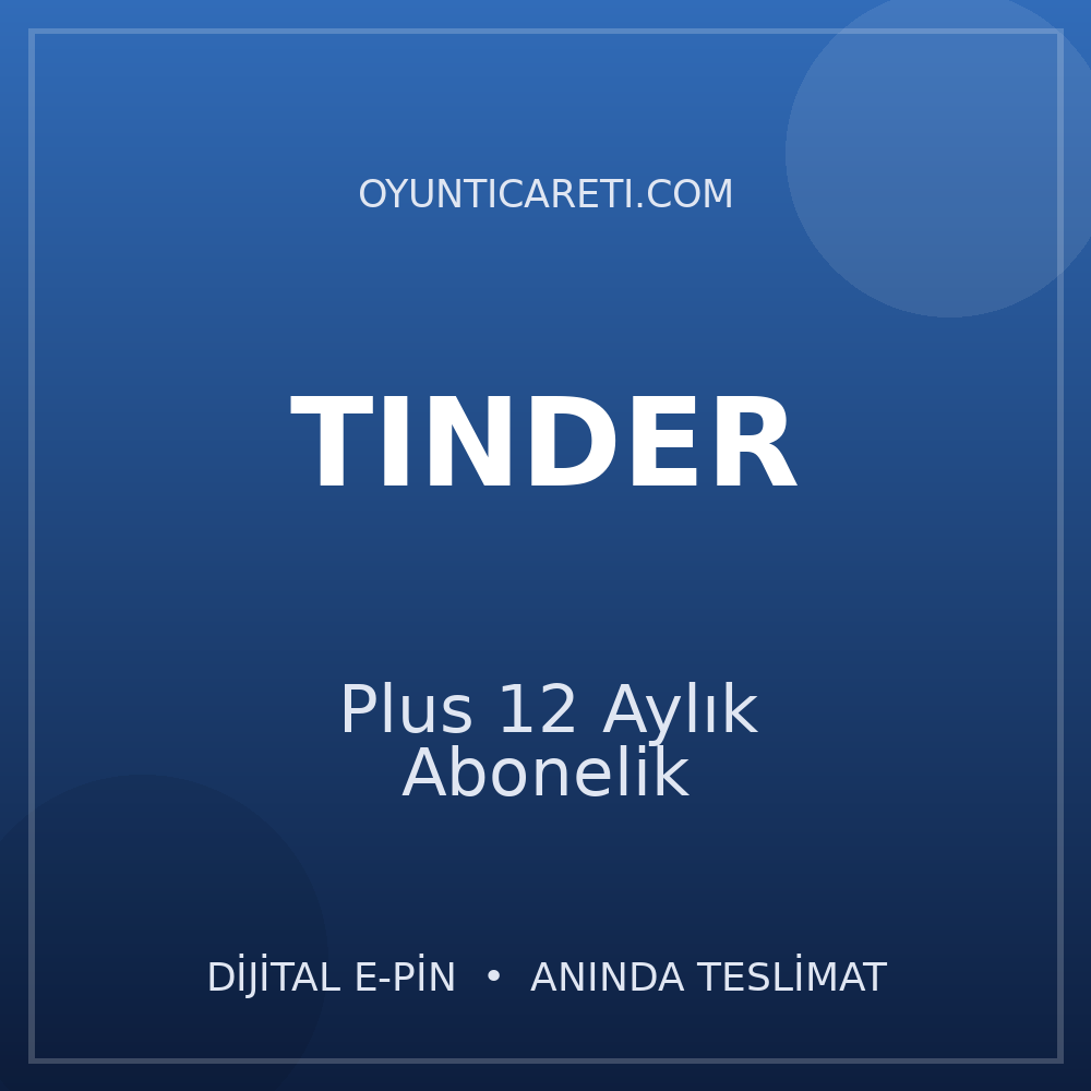 Tinder Plus 12 Aylık Abonelik