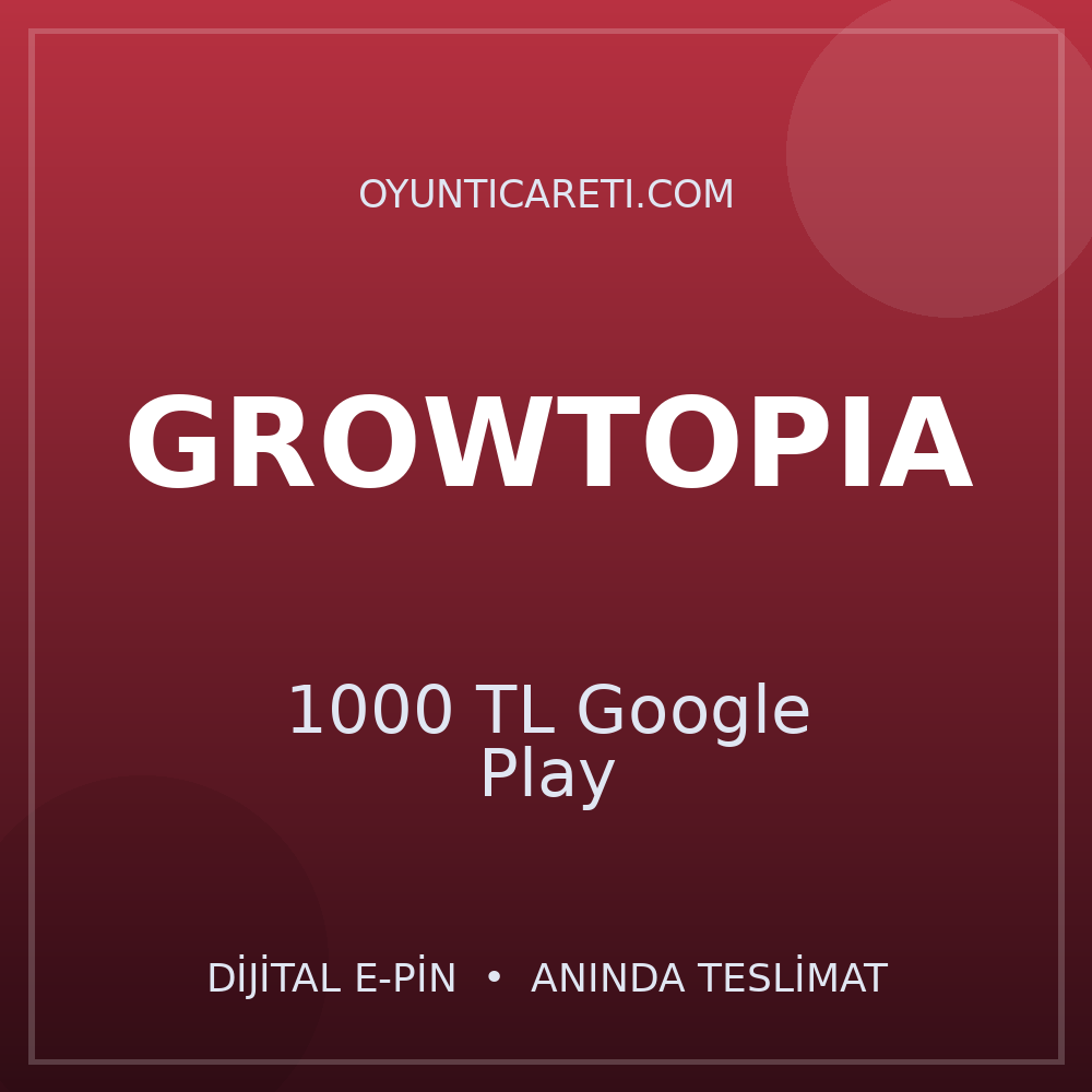 Growtopia 1000 TL Google Play