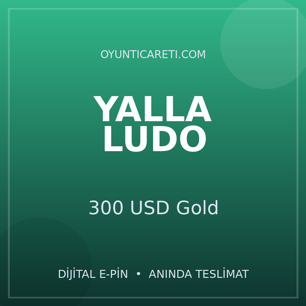 Yalla Ludo 300 USD Gold