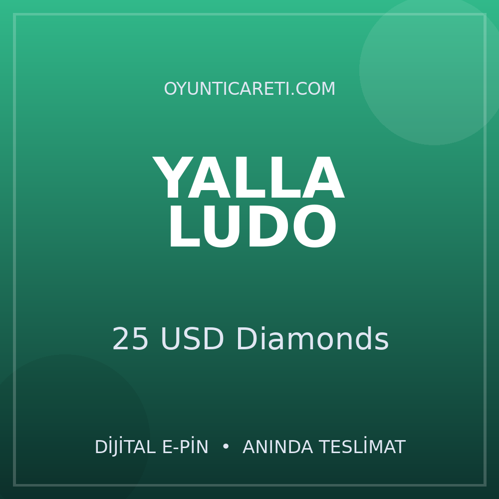 Yalla Ludo 25 USD Diamonds