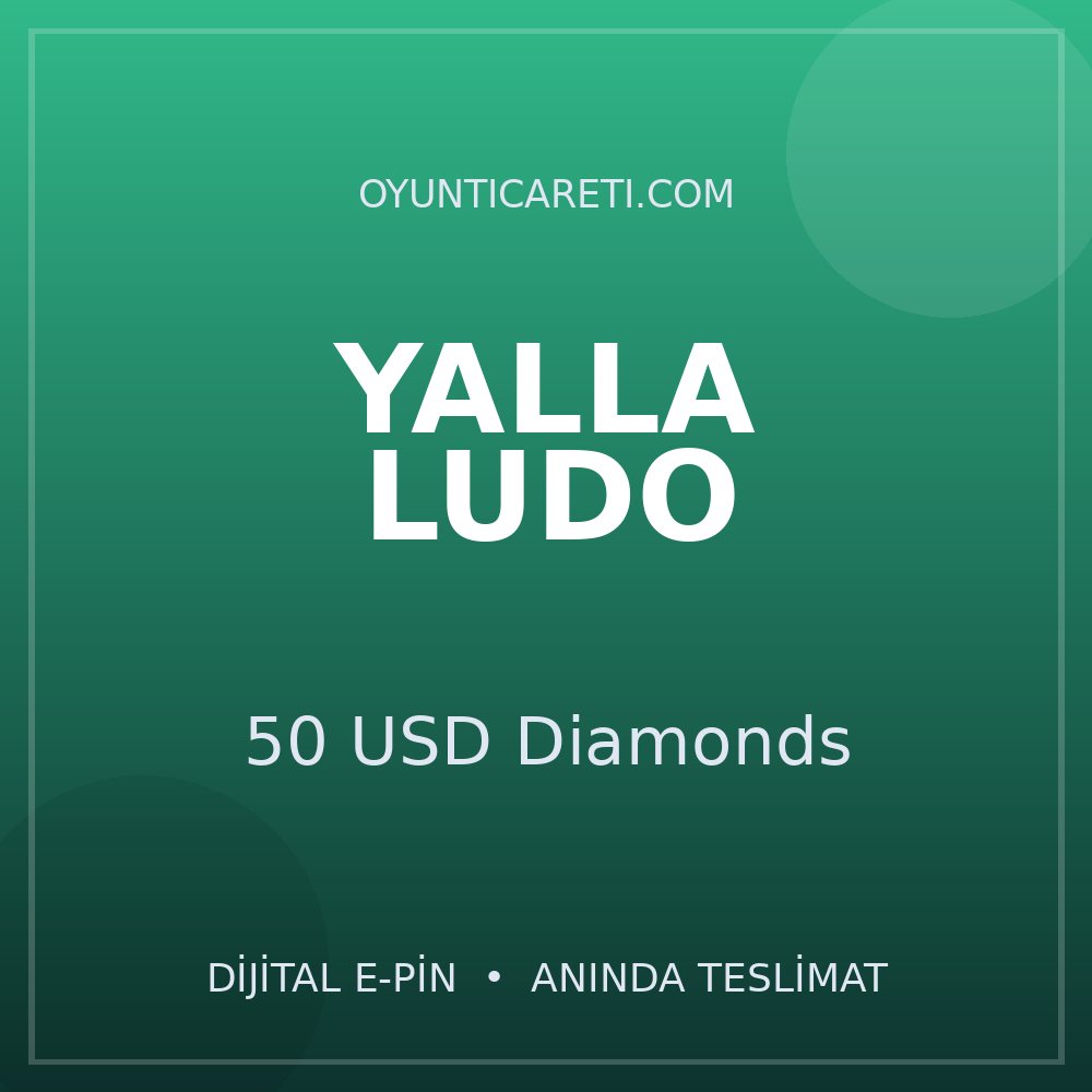 Yalla Ludo 50 USD Diamonds