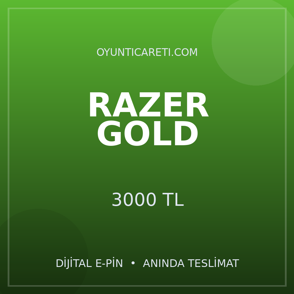 Razer Gold 3000 TL