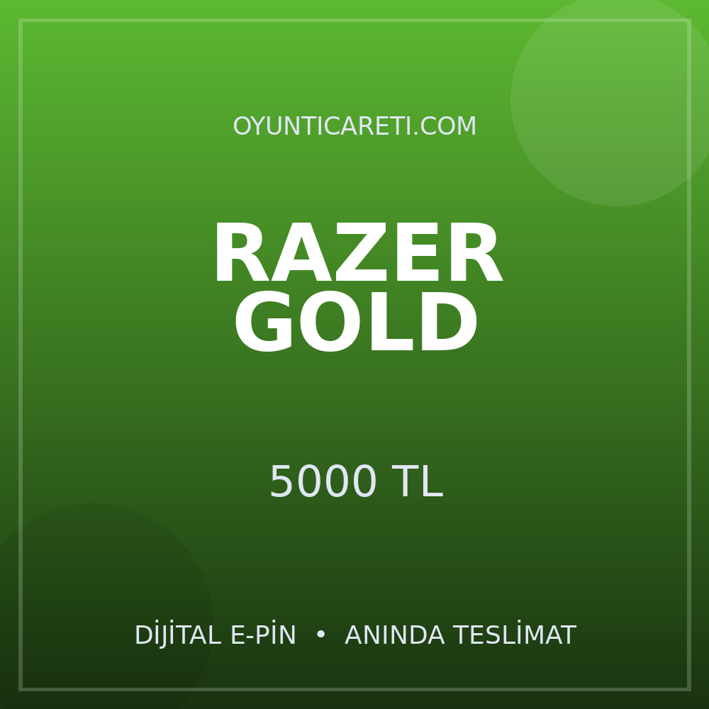 Razer Gold 5000 TL
