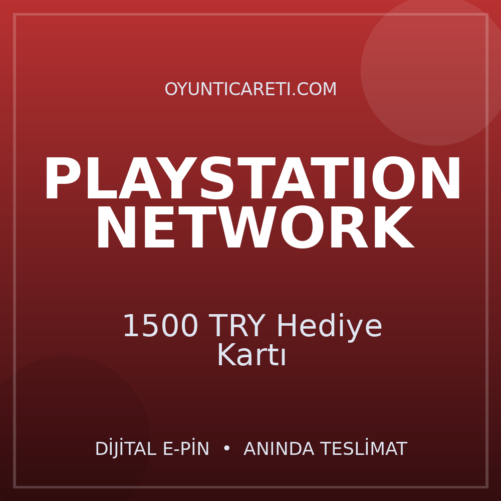 PlayStation 1500 TRY Hediye Kartı