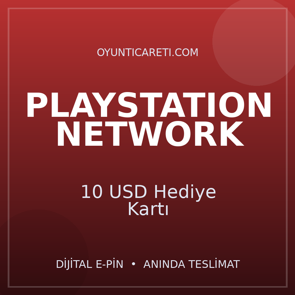 PlayStation 10 USD Hediye Kartı