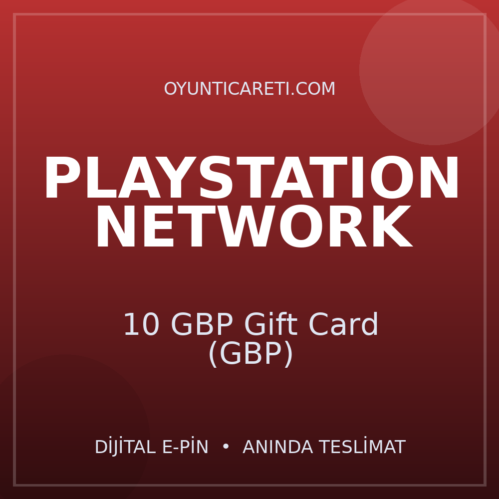 PlayStation 10 GBP Gift Card (GBP)