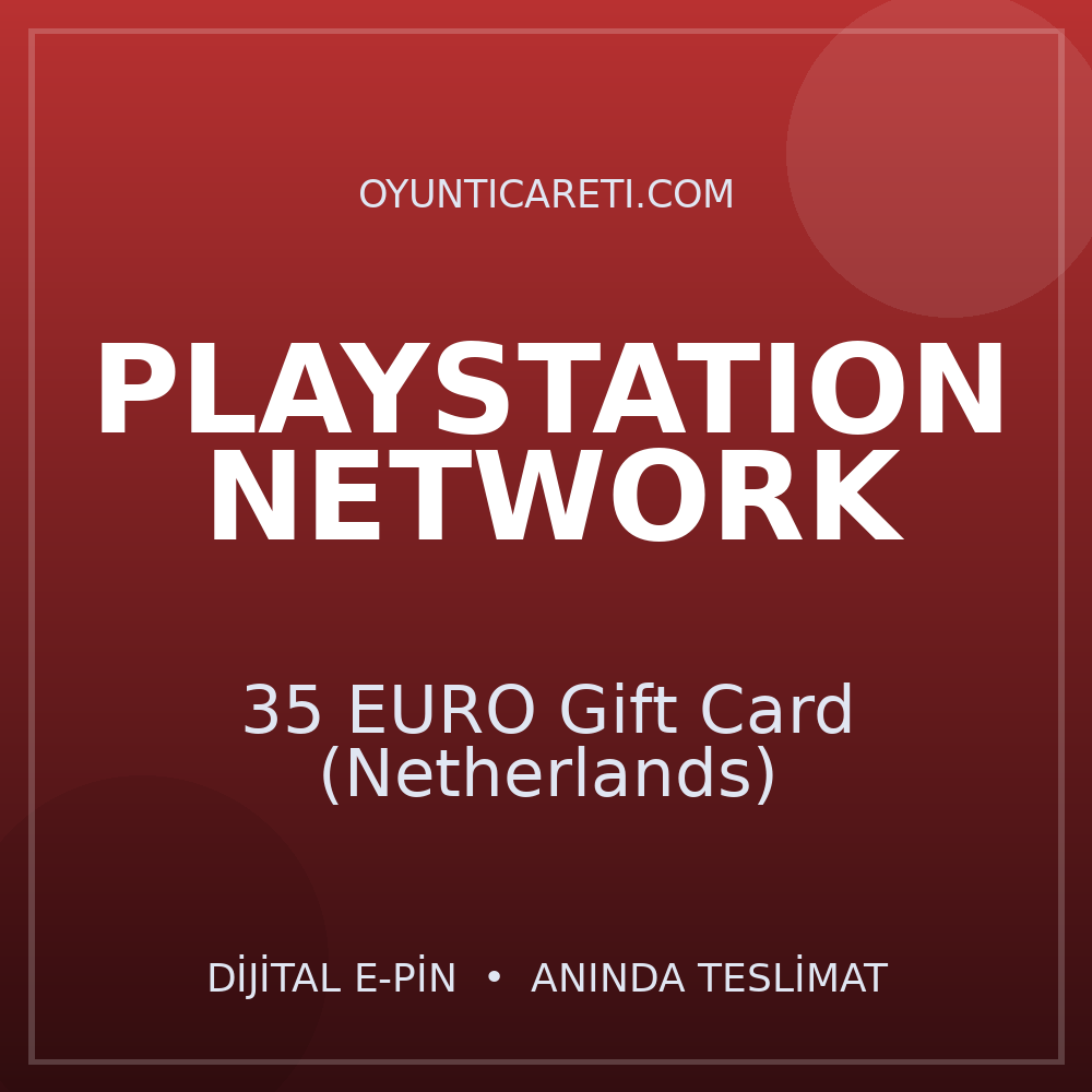Playstation 35 EURO Gift Card (Netherlands)