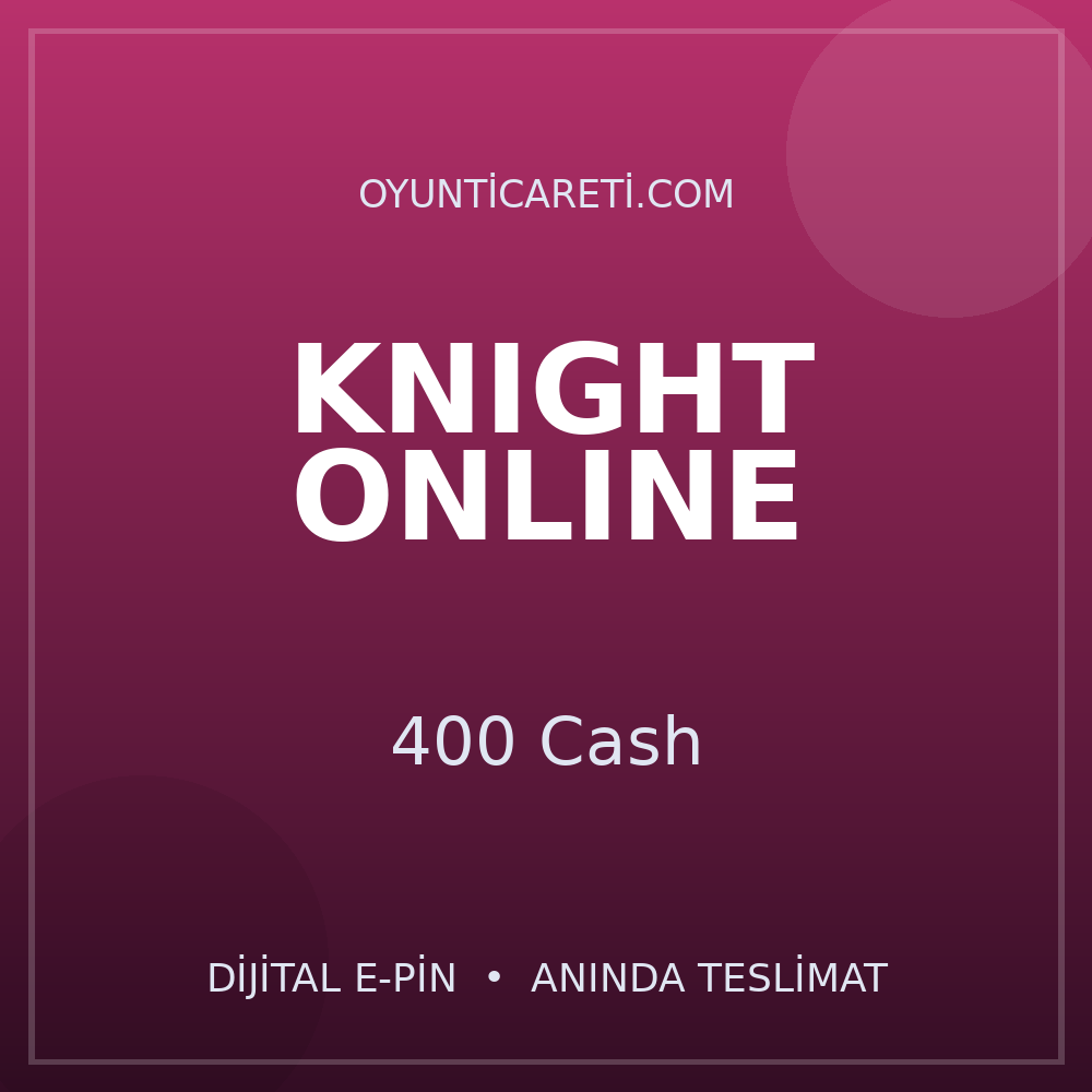 Knight Online 400 Cash