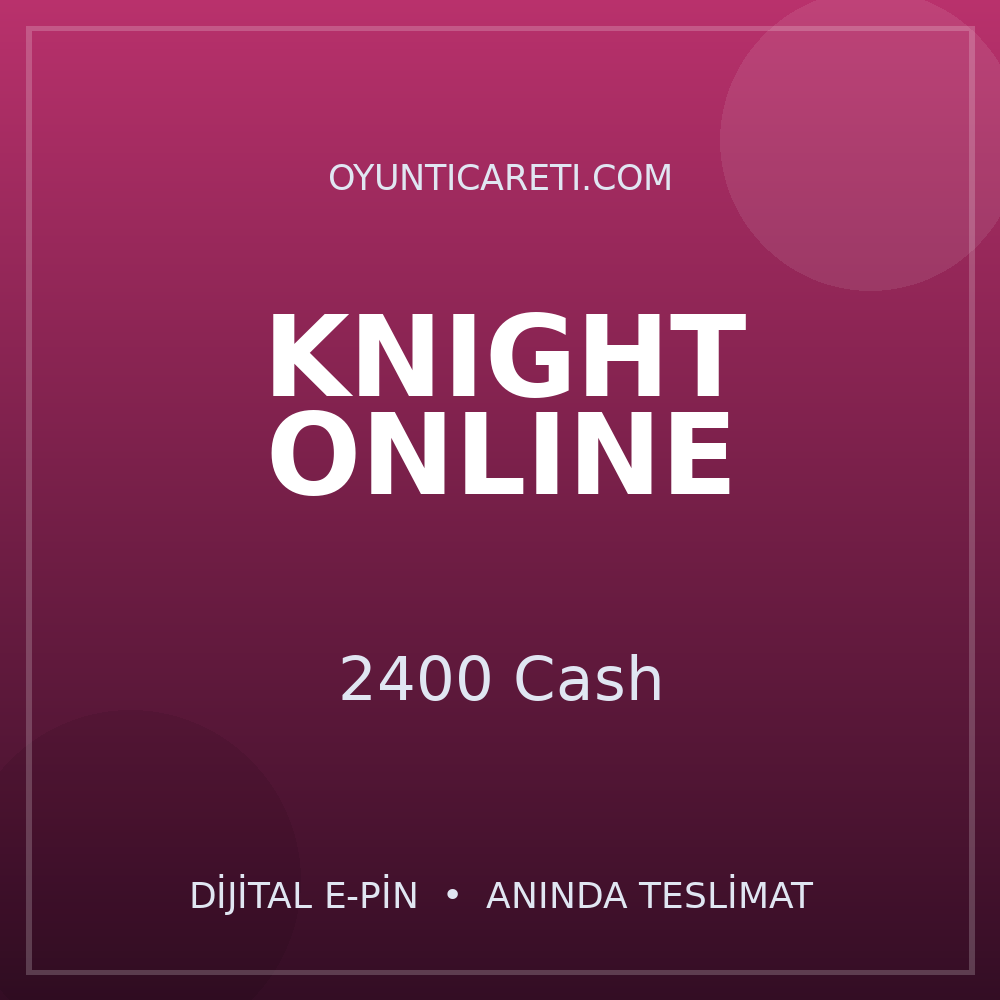 Knight Online 2400 Cash