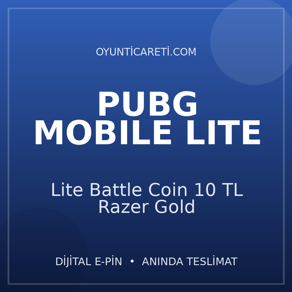 Pubg Lite Battle Coin 10 TL Razer Gold