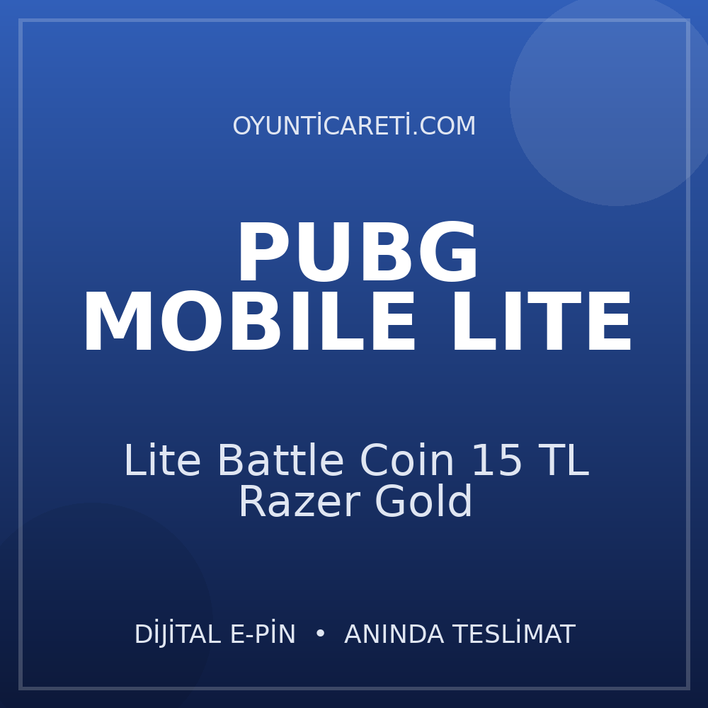 Pubg Lite Battle Coin 15 TL Razer Gold