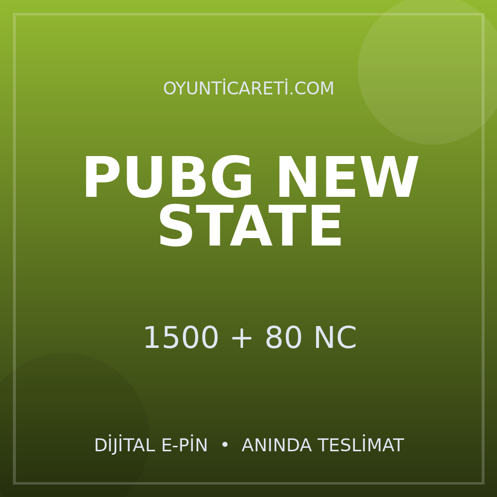 PUBG New State 1500 + 80 NC