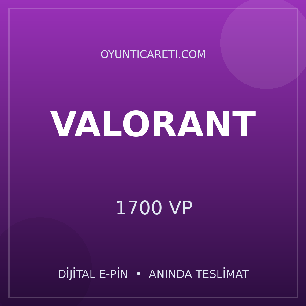 Valorant 1700 VP