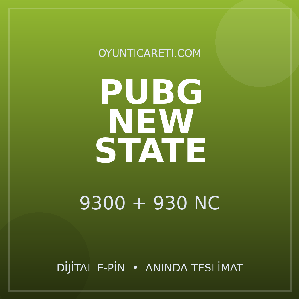 Pubg New State 9300 + 930 NC