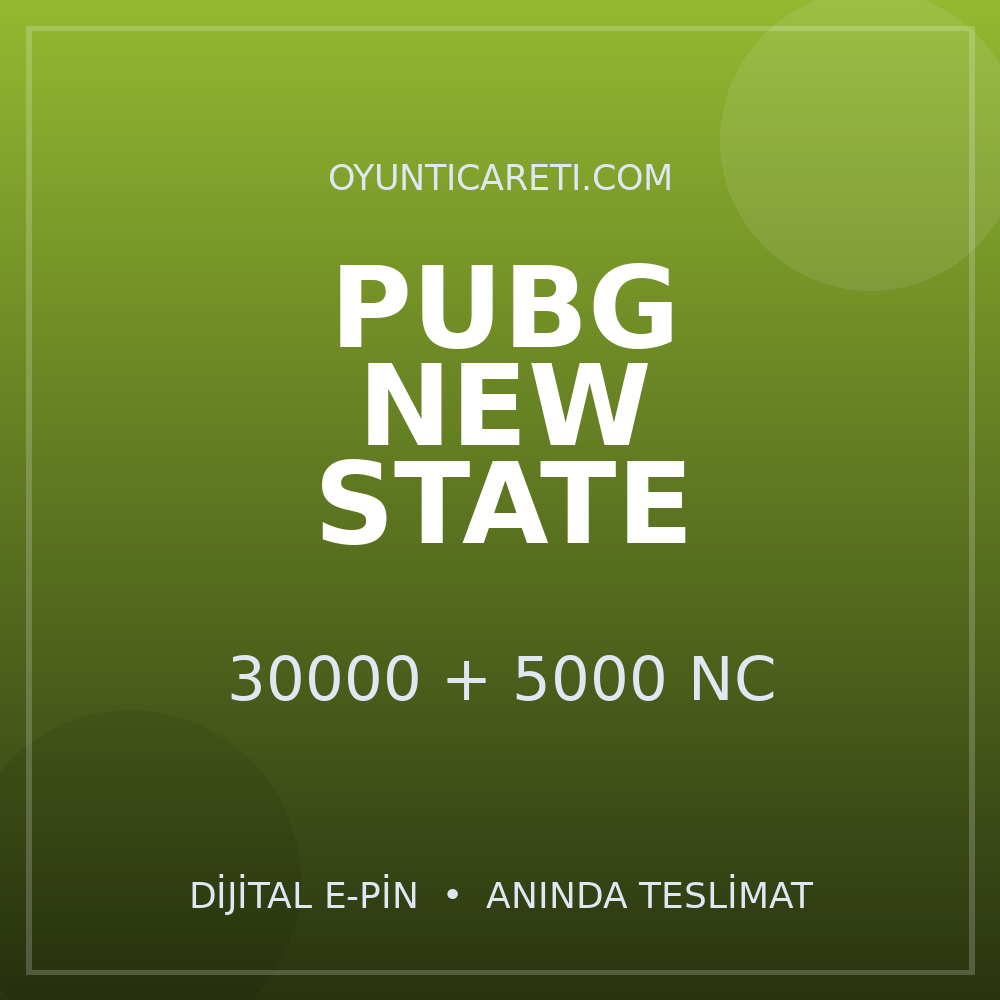 Pubg New State 30000 + 5000 NC
