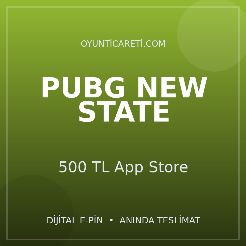 Pubg New State 500 TL App Store