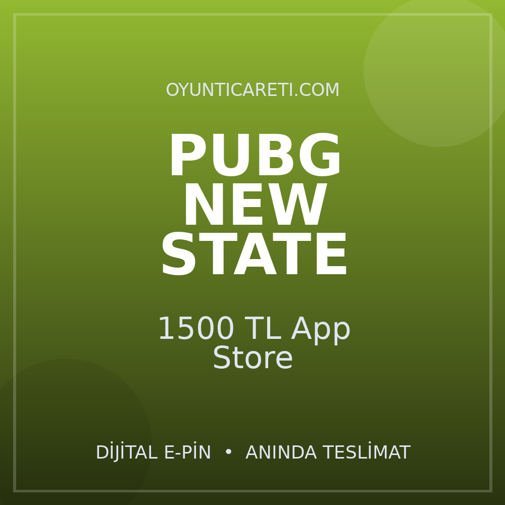 Pubg New State 1500 TL App Store