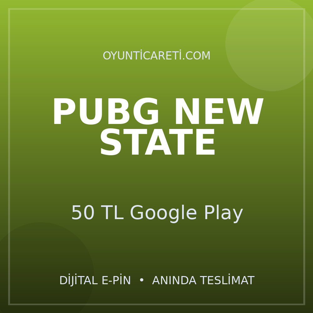 Pubg New State 50 TL Google Play