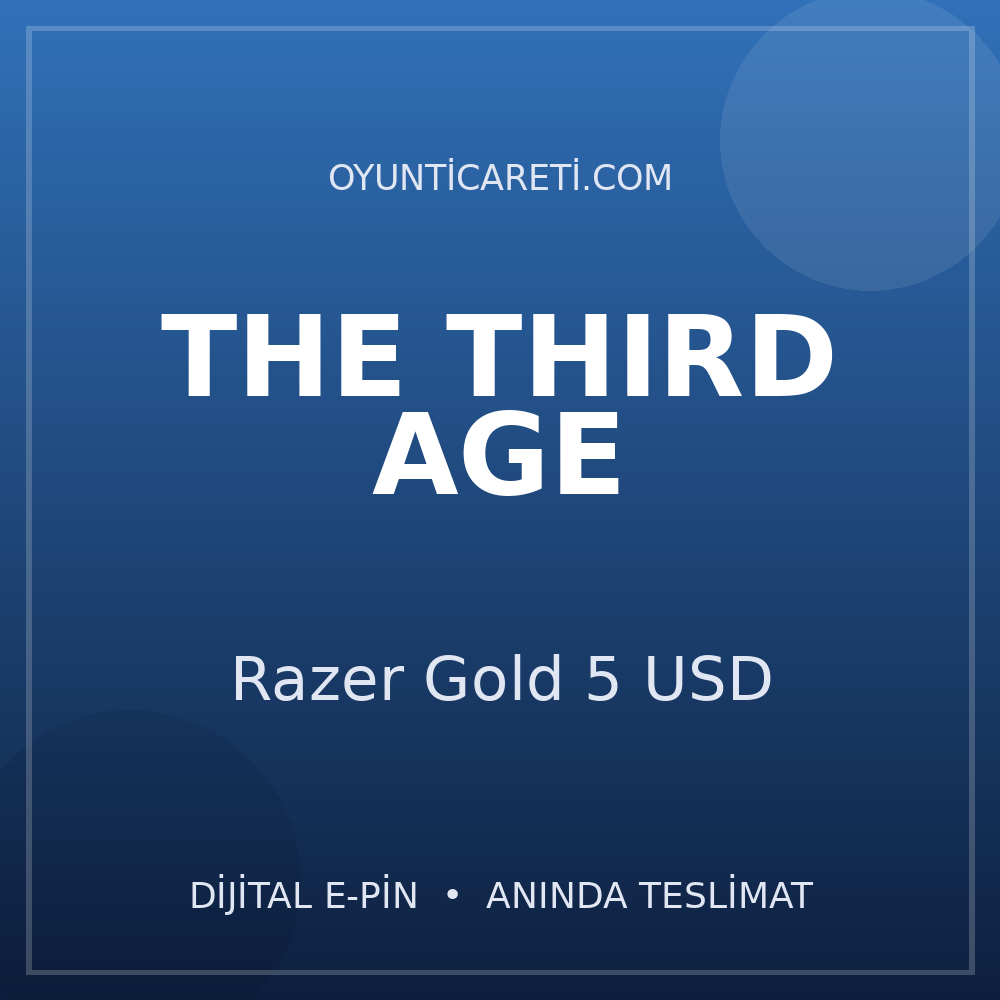 The Third Age Razer Gold 5 USD