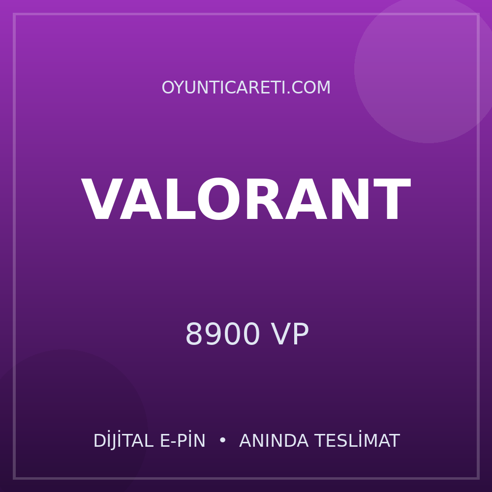 Valorant 8900 VP