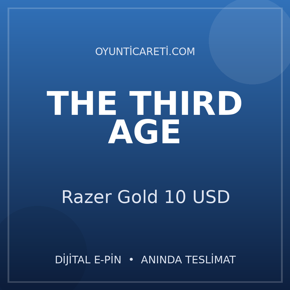 The Third Age Razer Gold 10 USD