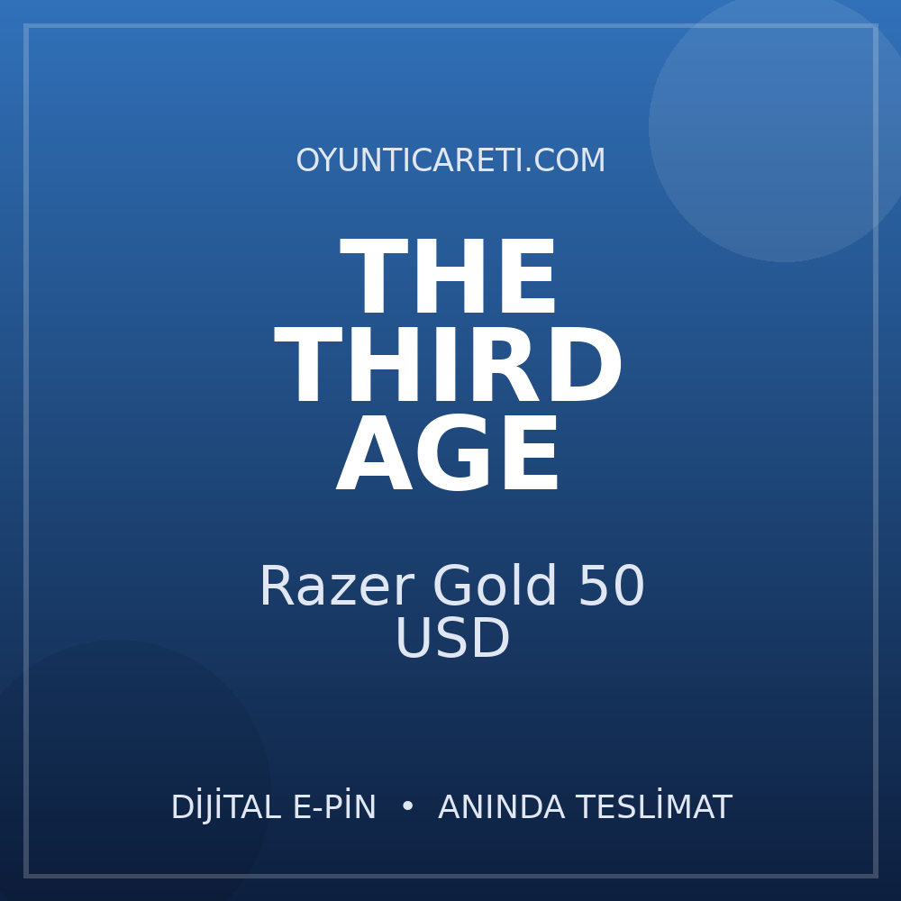 The Third Age Razer Gold 50 USD