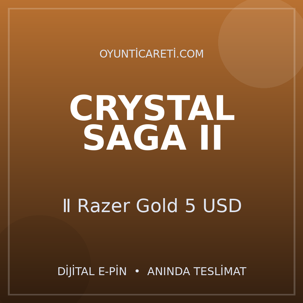 Crystal Saga Ⅱ Razer Gold 5 USD