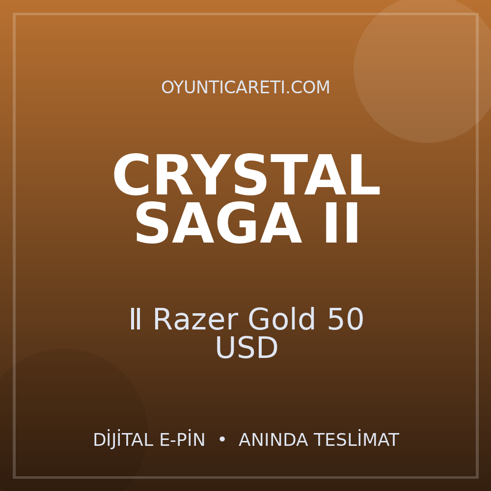 Crystal Saga Ⅱ Razer Gold 50 USD