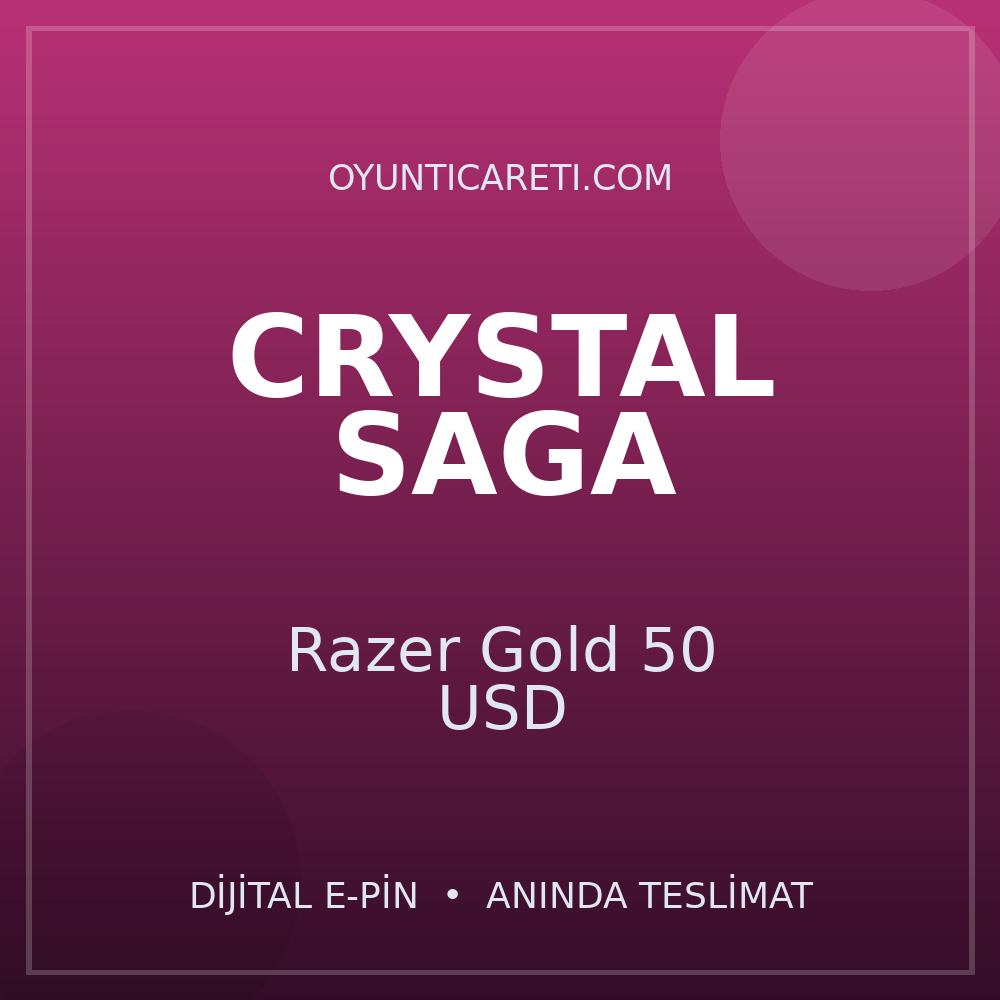 Crystal Saga Razer Gold 50 USD