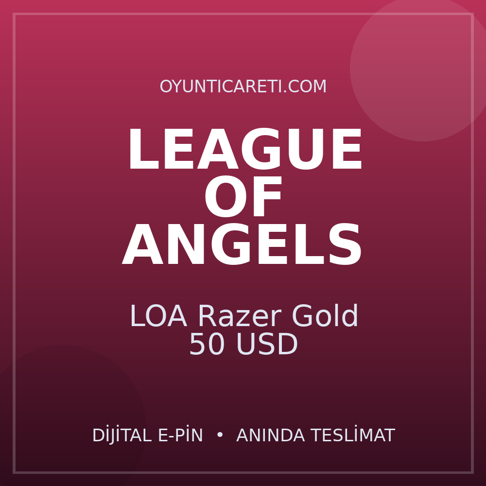 League of Angels LOA Razer Gold 50 USD