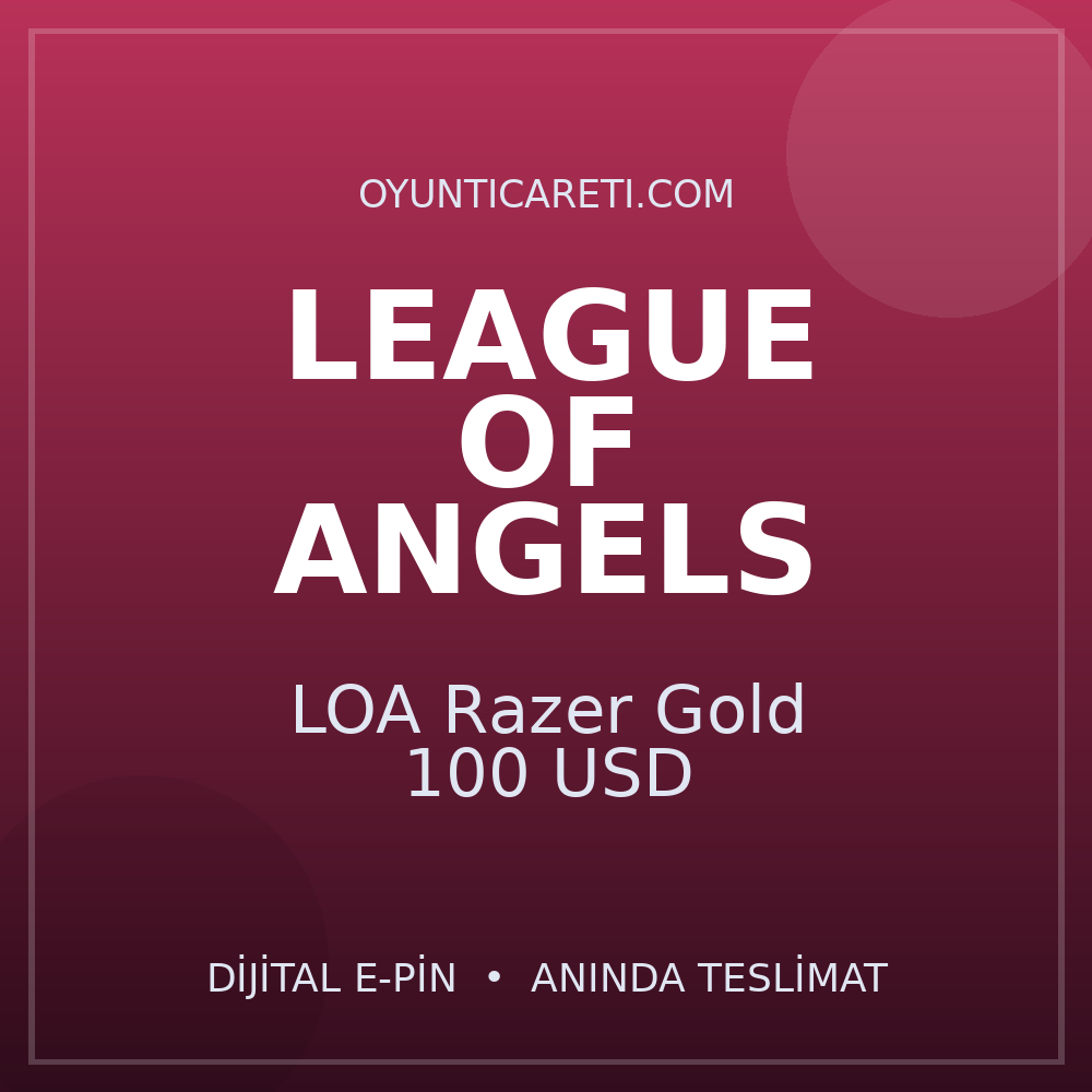 League of Angels LOA Razer Gold 100 USD