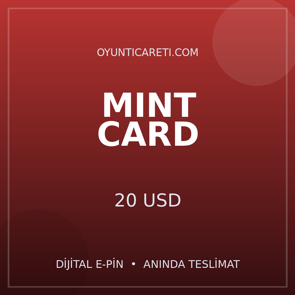 Mint Card 20 USD