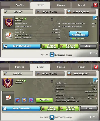 29 Lvl Uygun Fiyatlı Klan