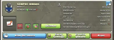 8 SEVİYE CLASH OF CLANS KLAN