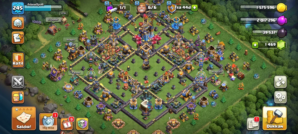 Clash of clans bb18 hesap