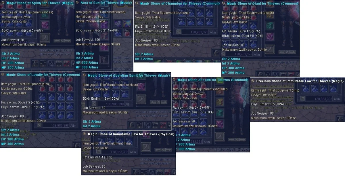 TR SRO KARYA 110 Level Wiz-Cleric Female — görsel 2