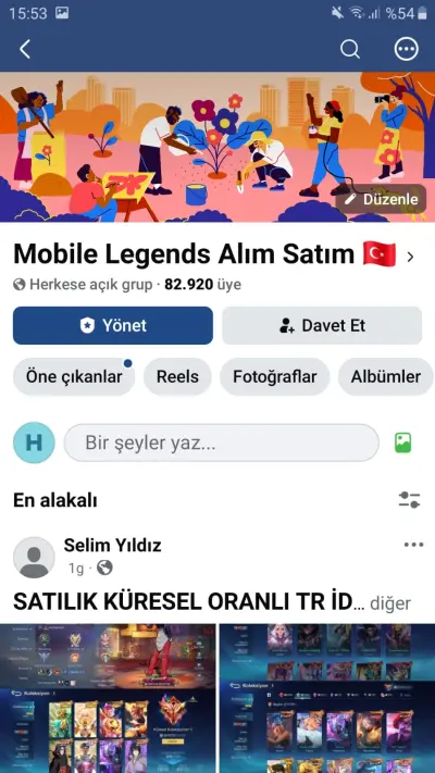 82k üyeli grup