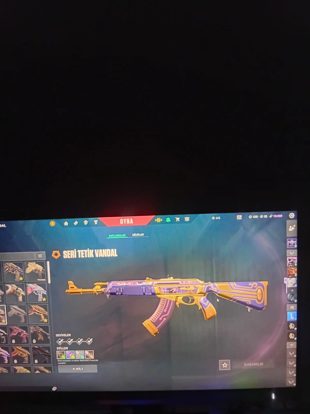 ACİL SATILIK | 20K+ Yatırım | Peak Dia 3 | 14+ Skin | 8500 TL 🔥 — görsel 3